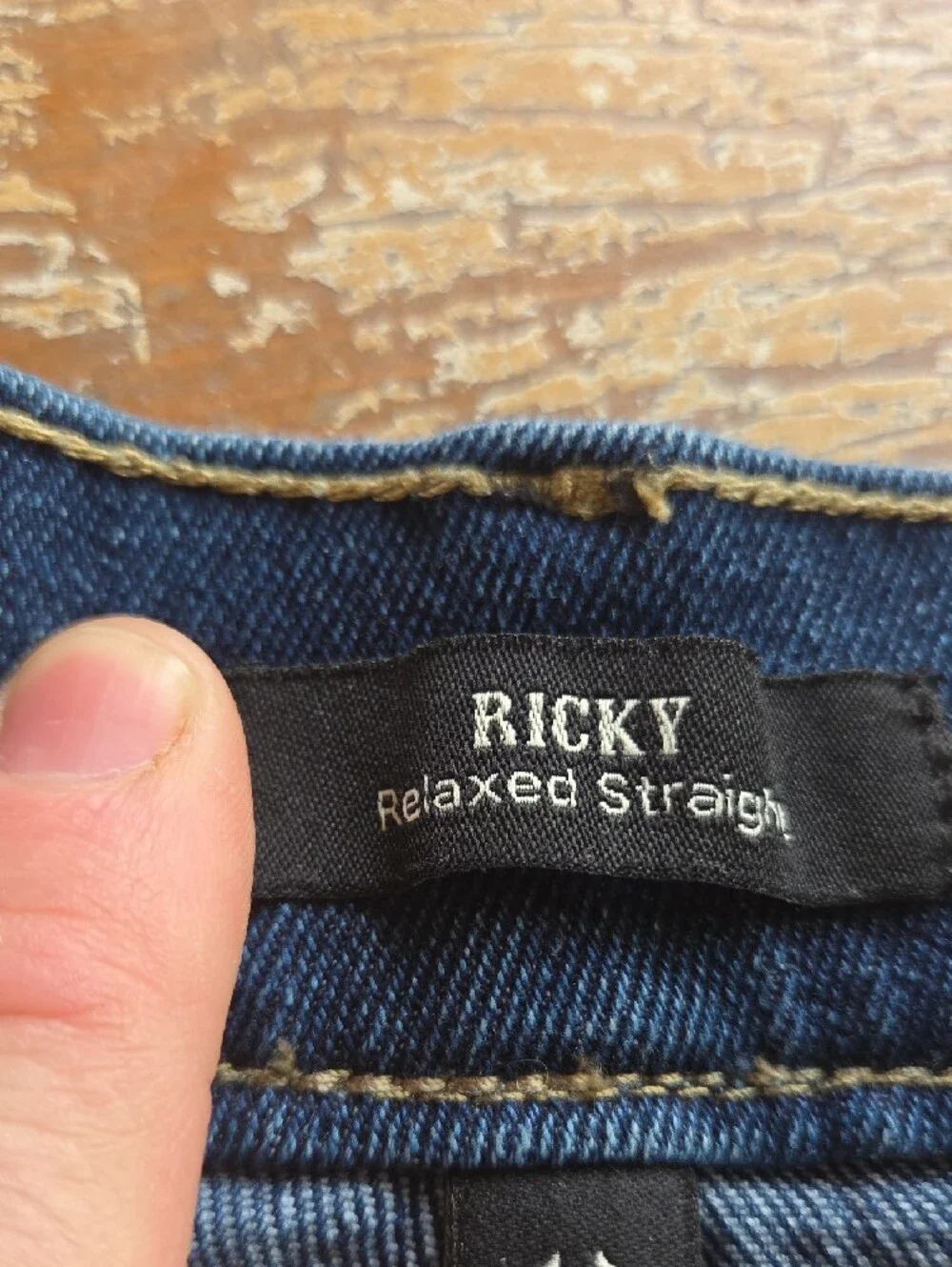 True Religion Men's Dark Blue Straight Jeans